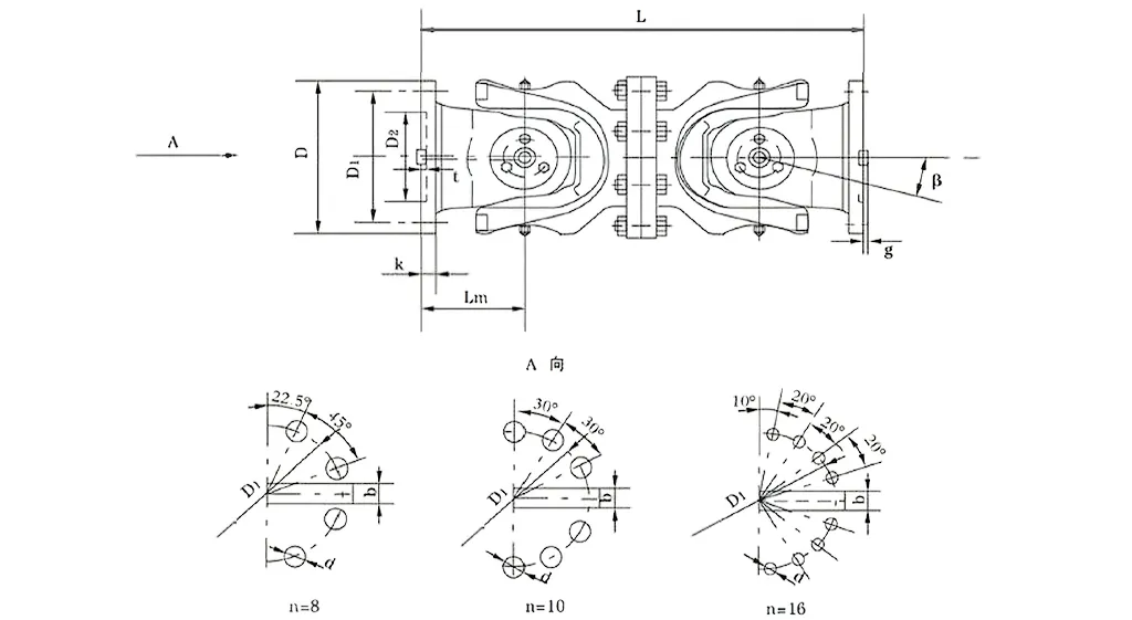 SWC-WD-Short-Without-Flex-Flange-Type-Universal-Coupling