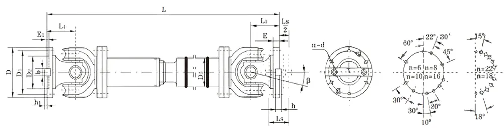 SWP-E-Long-Flex-Double-Flange-Type-Universal-Joint-Coupling