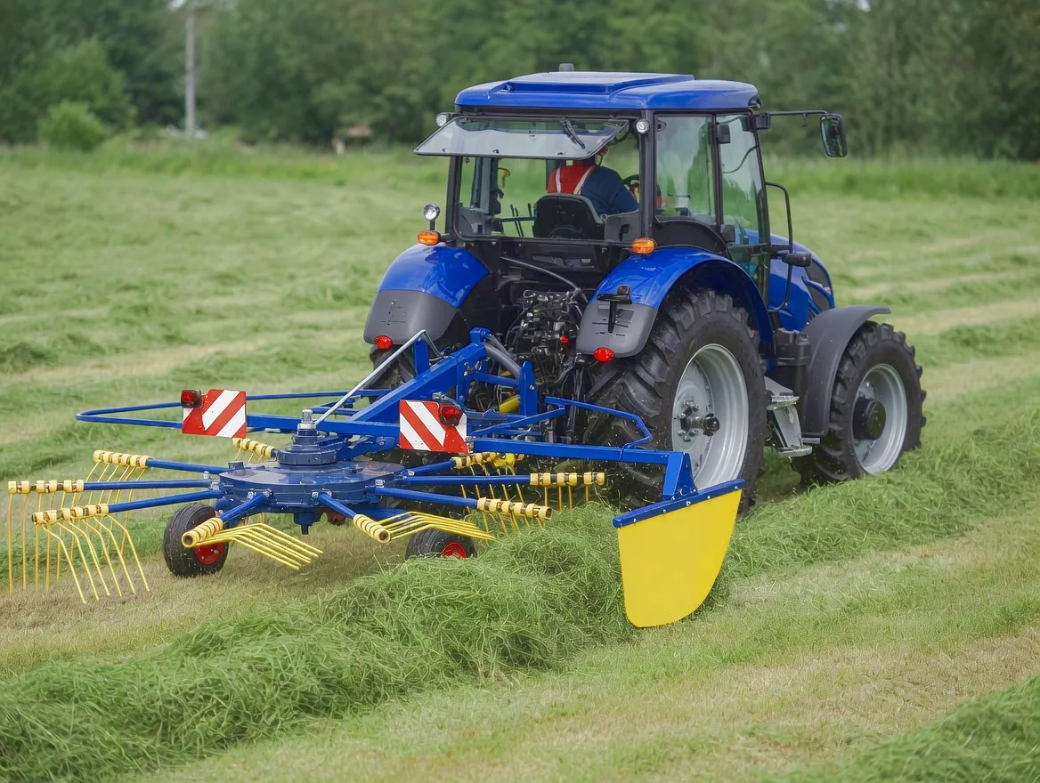 Cardan coupling hay rake field application UK farming