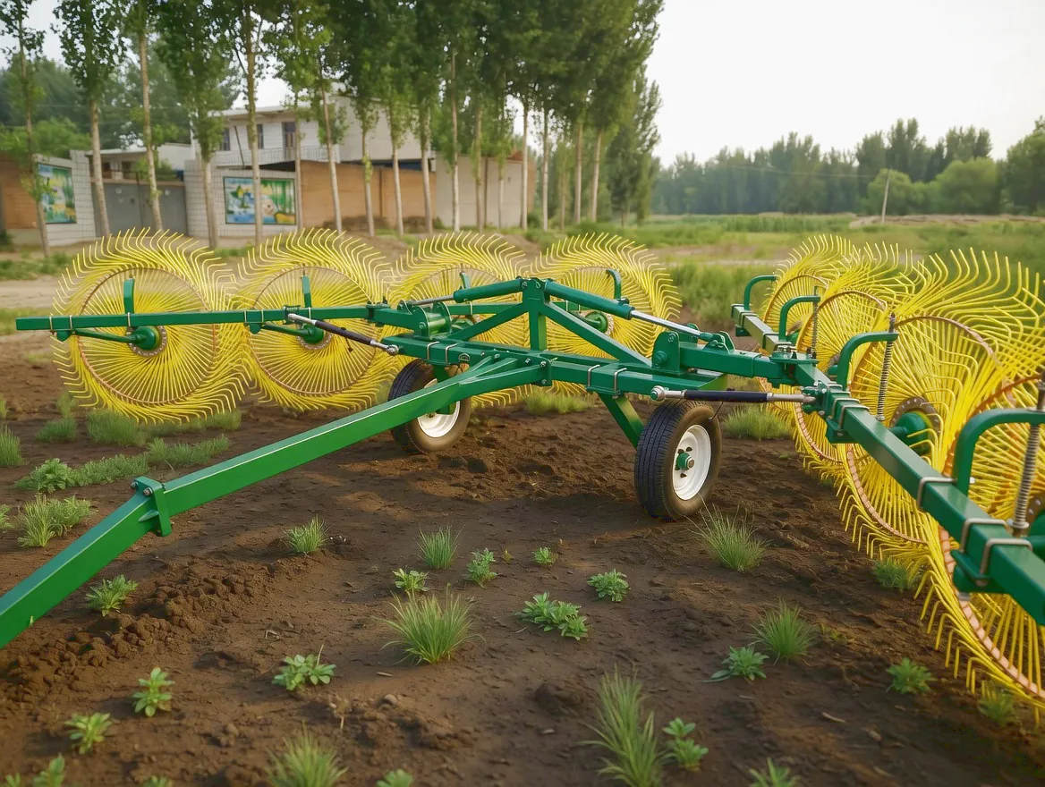 Hay rake high-speed transmission application