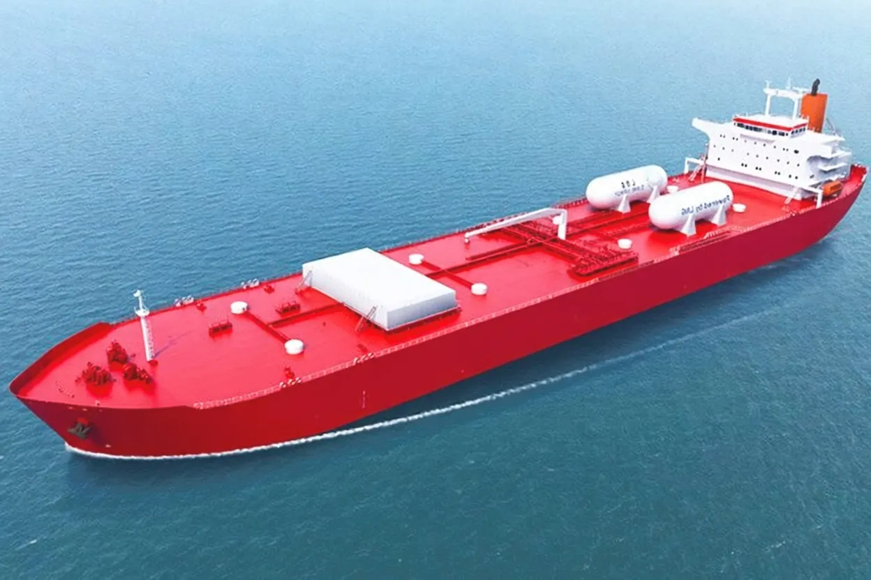Offshore supply vessel with Ever Power cardan coupling installation